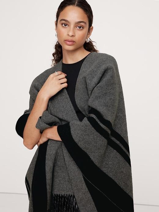 Wool Poncho Product Image