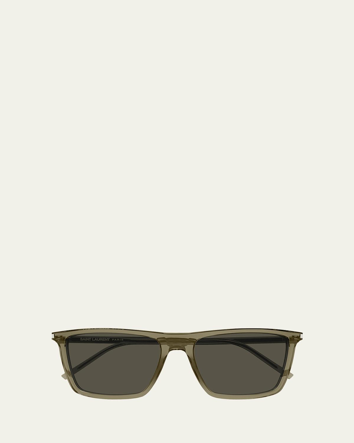 Men's SL 668 Acetate Rectangle Sunglasses Product Image