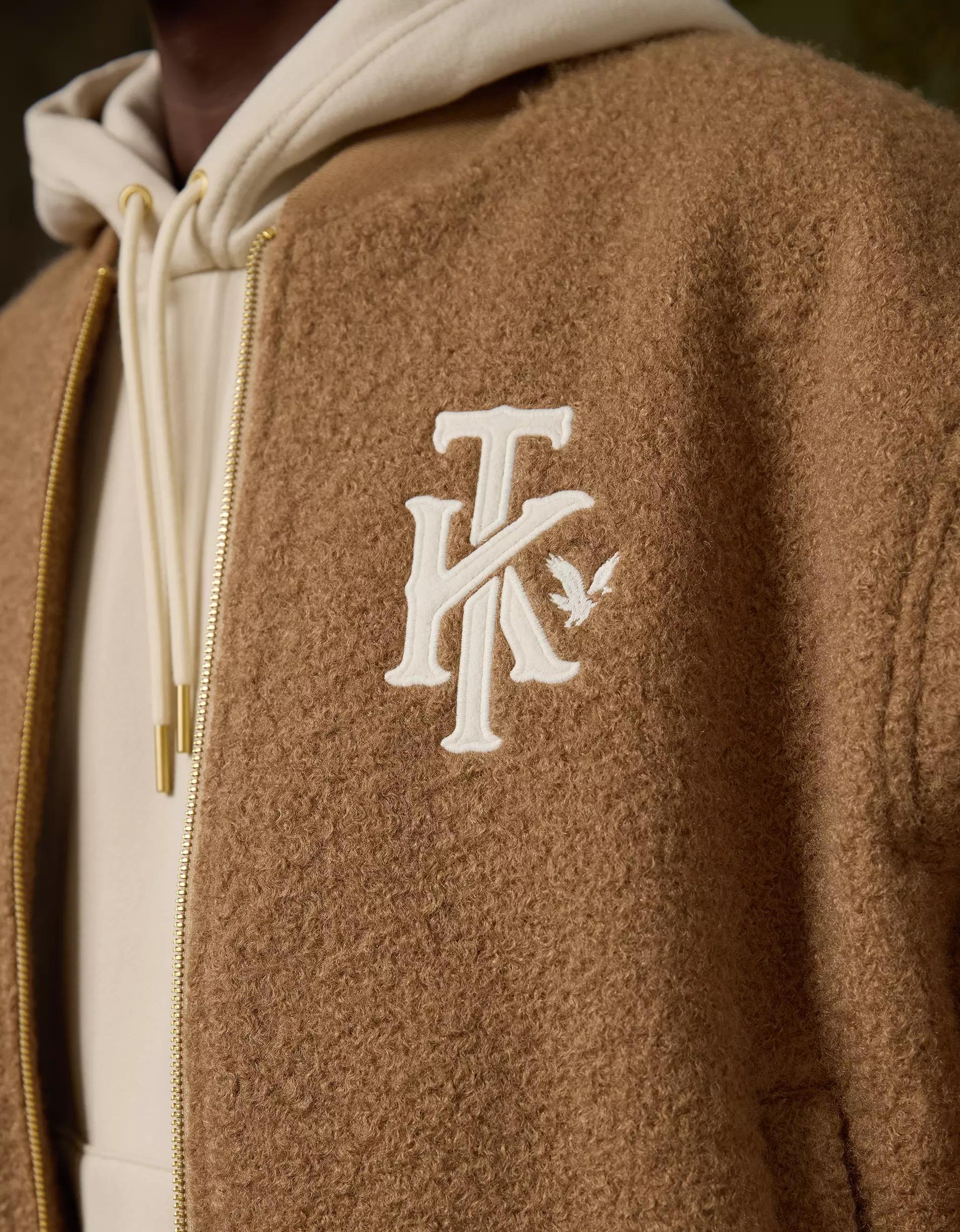 AE x Tru Kolors Sherpa Bomber Jacket Product Image