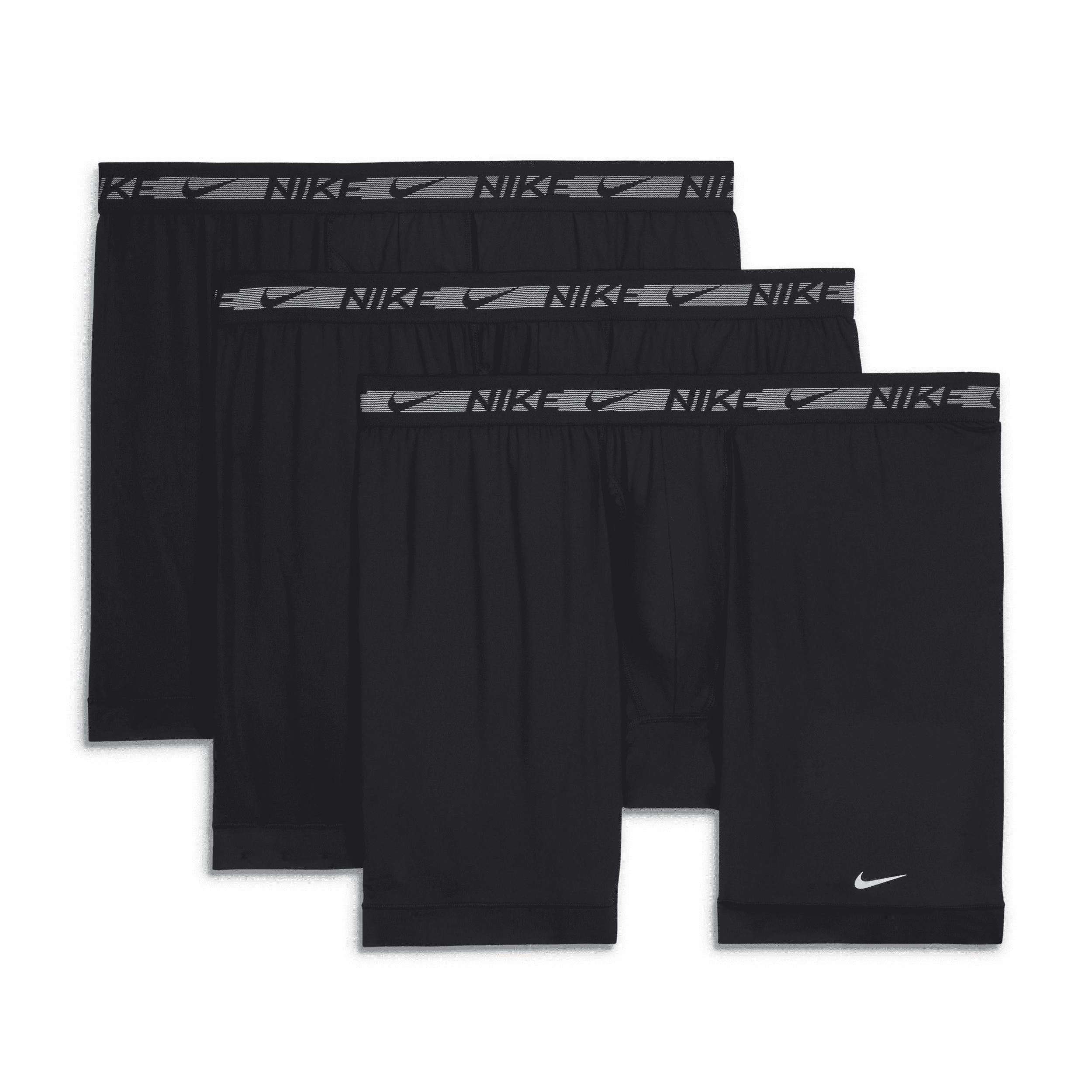 Nike Dri-FIT Ultra Stretch Micro Mens Long Boxer Brief (3-Pack) Product Image