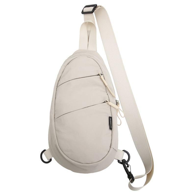 Plain Zip Sling Bag Product Image