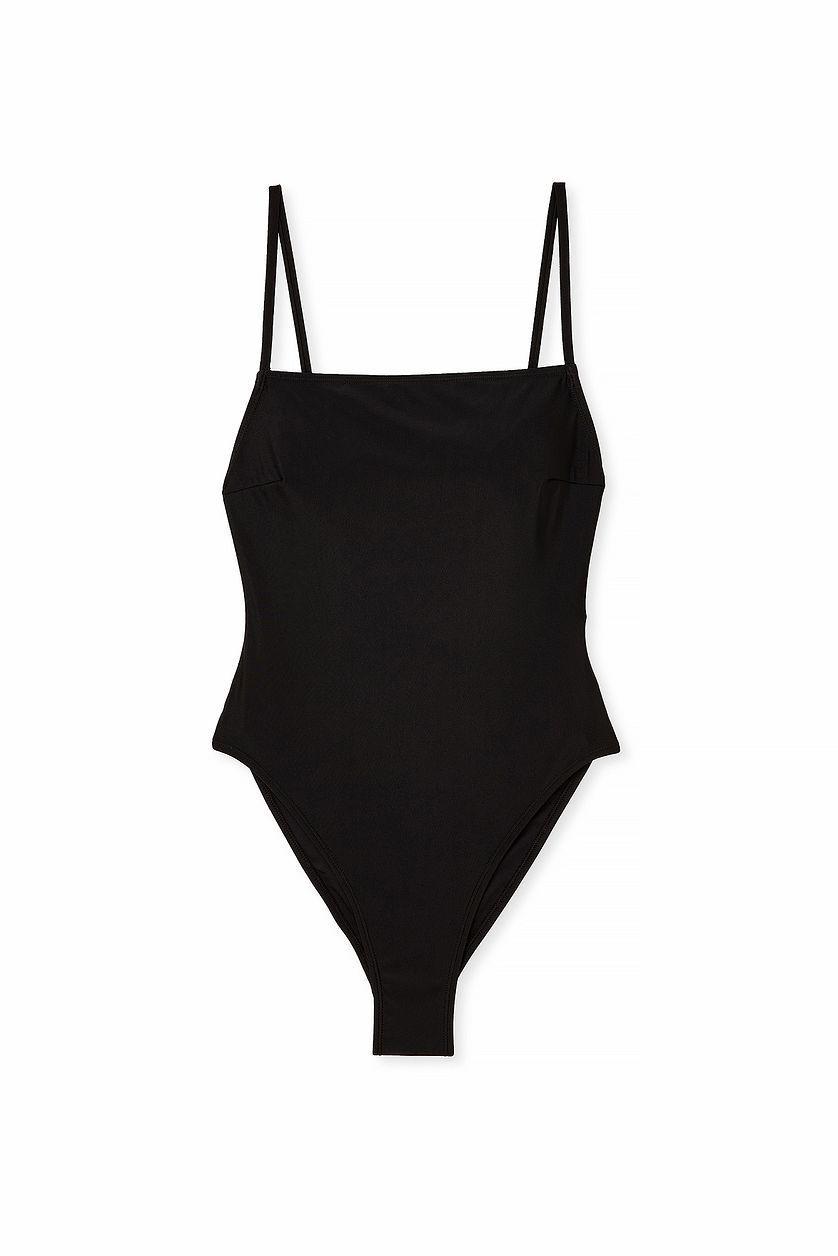 Thin Strap Low Back Swimsuit Product Image