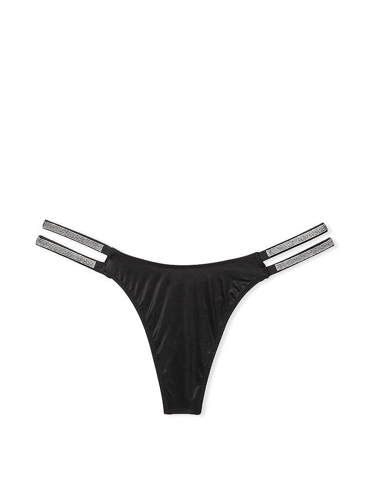 Double Shine Strap Smooth Thong Panty Product Image