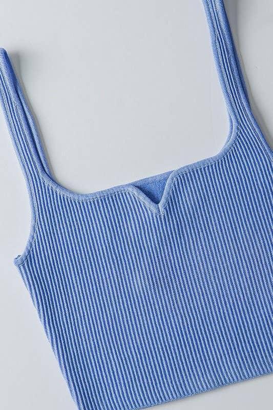 Notch Crop Tank Top Product Image