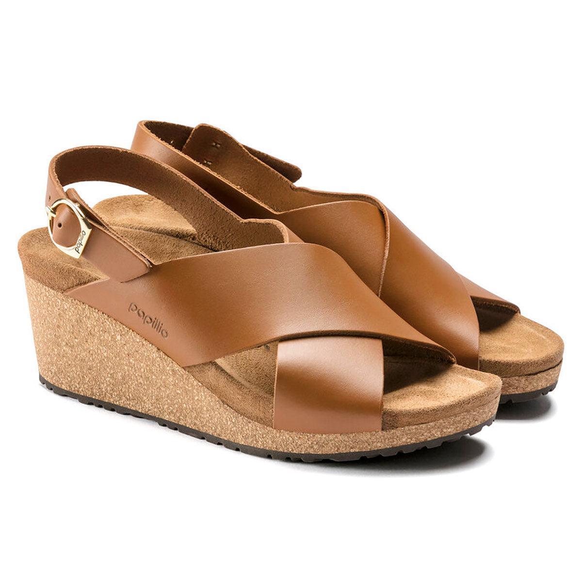 Birkenstock Womens Samira Papillio Natural Leather Sandals Product Image