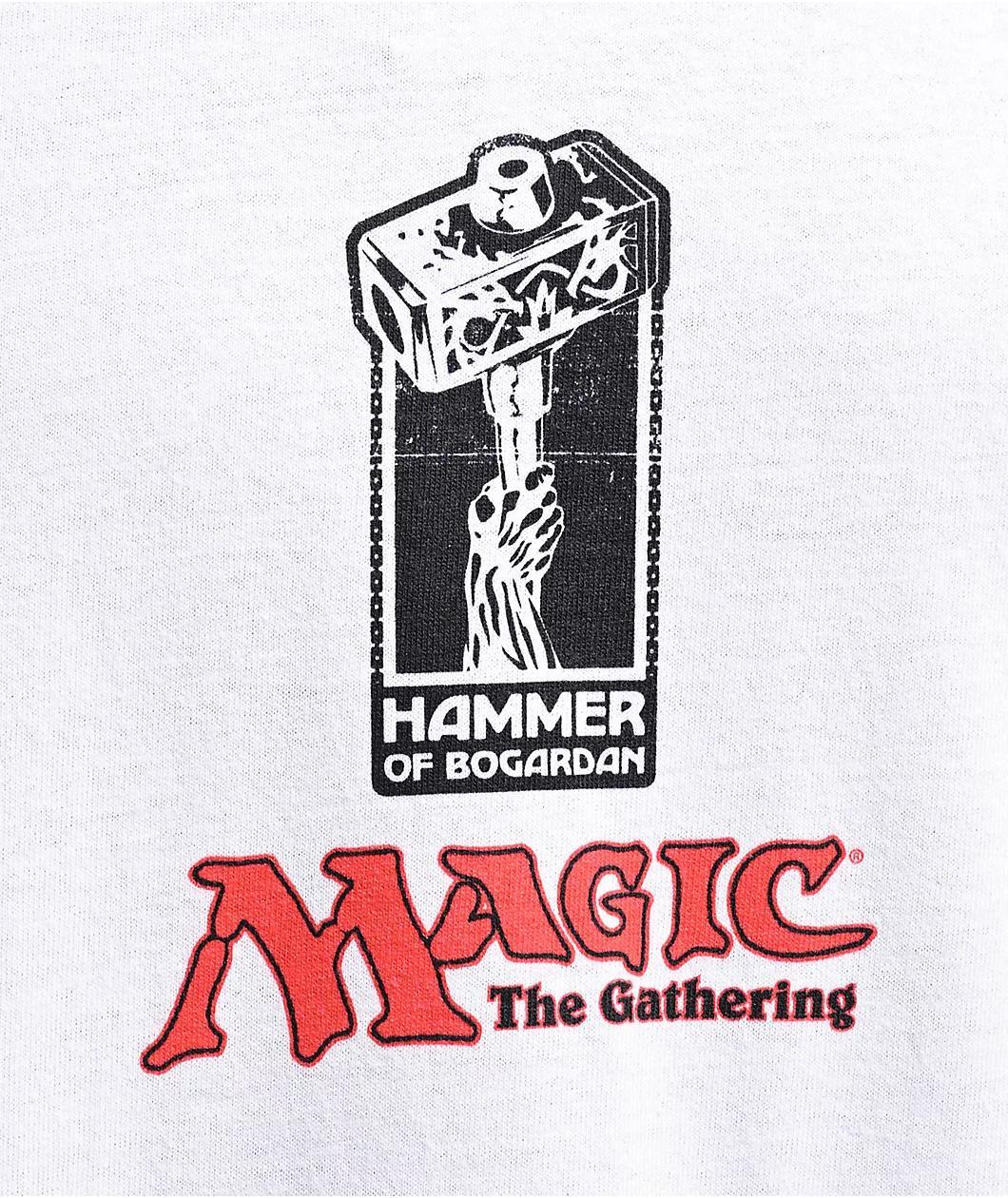 Episode x Magic The Gathering Hammer Of Bogardan White T-Shirt Product Image