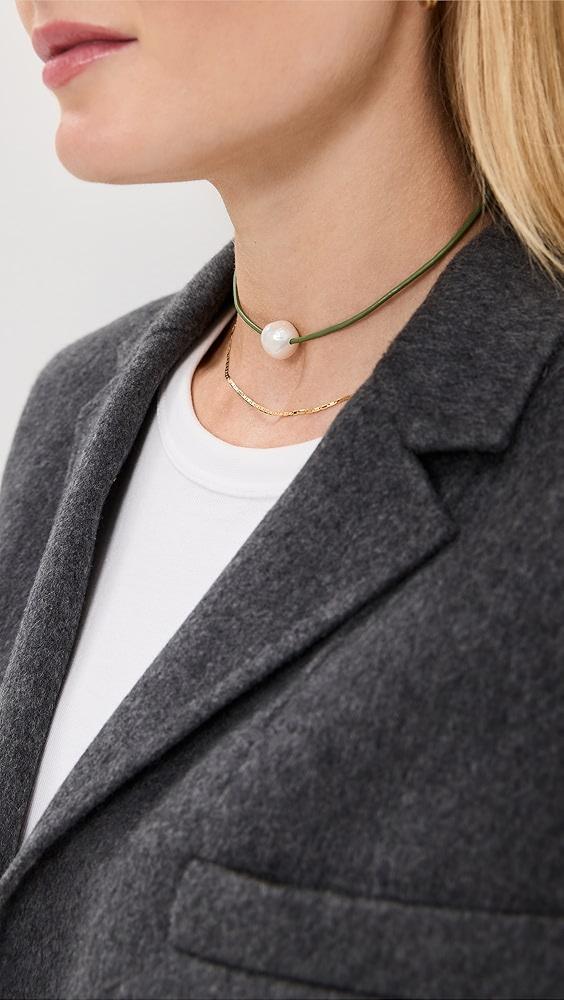 HART Palm Green Pearl Necklace Cord Necklace | Shopbop Product Image