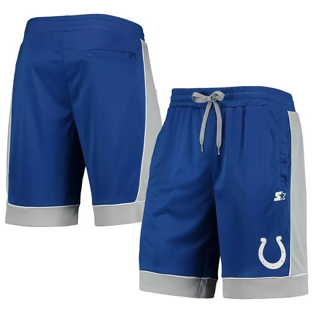 Men's Starter Royal/Gray Indianapolis Colts Fan Favorite Fashion Shorts,  Product Image