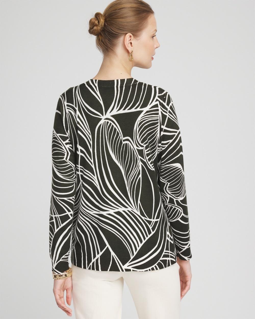 Leaf Long Sleeve Cardigan Product Image