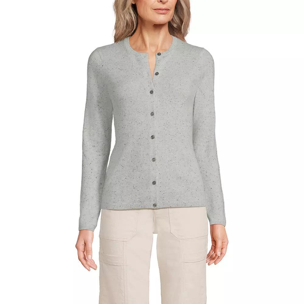 Women's Lands' End Classic Cashmere Cardigan Sweater,  Product Image
