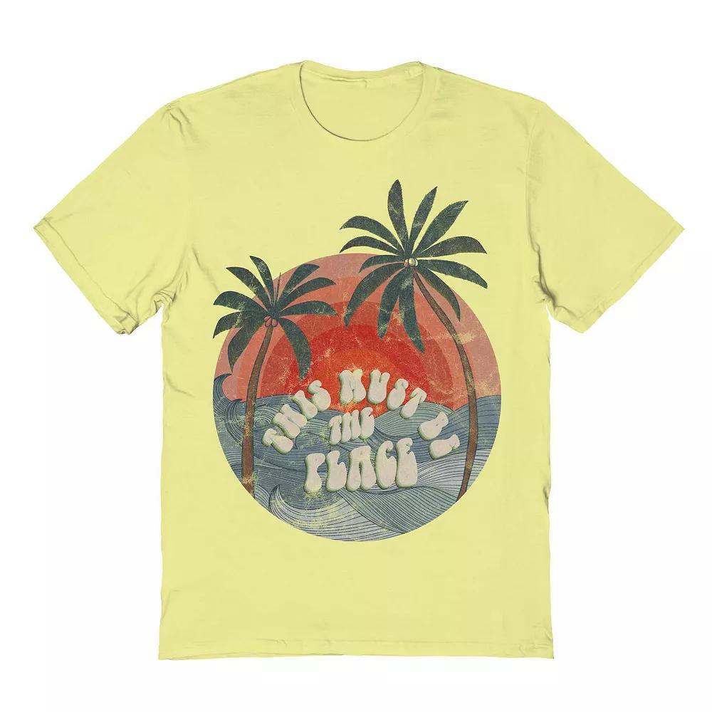 Men's COLAB89 by Threadless This Must Be the Place Graphic Tee, Size: Small, Cornsilk Product Image