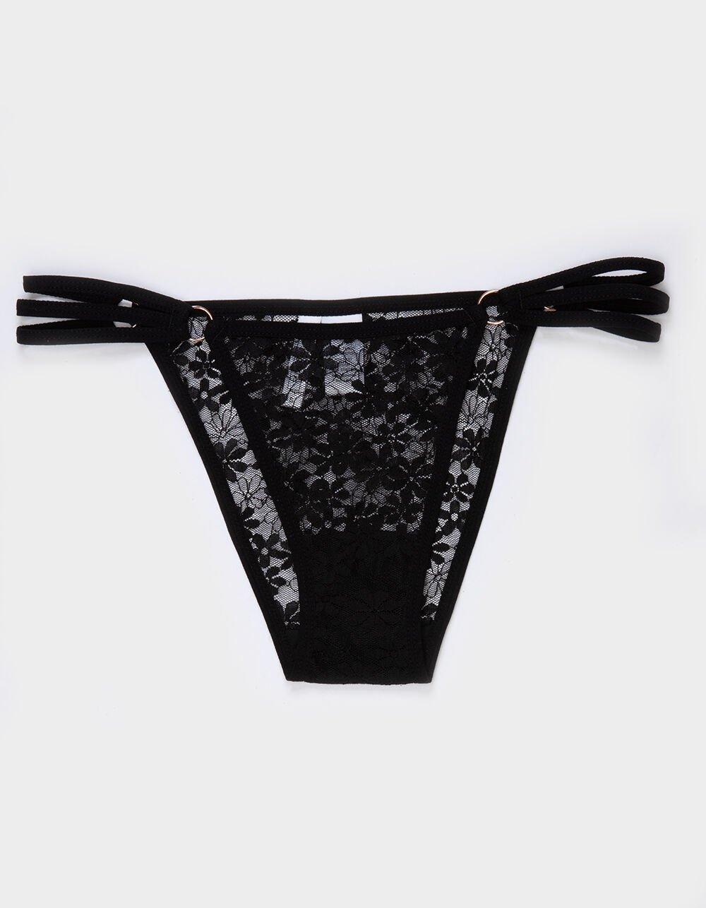 FULL TILT Side Strappy Lace Cheeky Panties Product Image