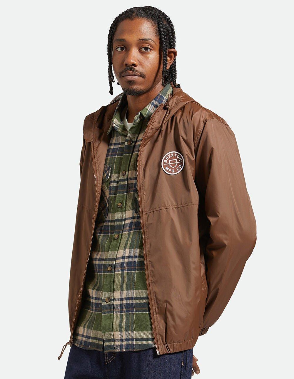 BRIXTON Claxton Crest Mens Jacket - BROWN Product Image