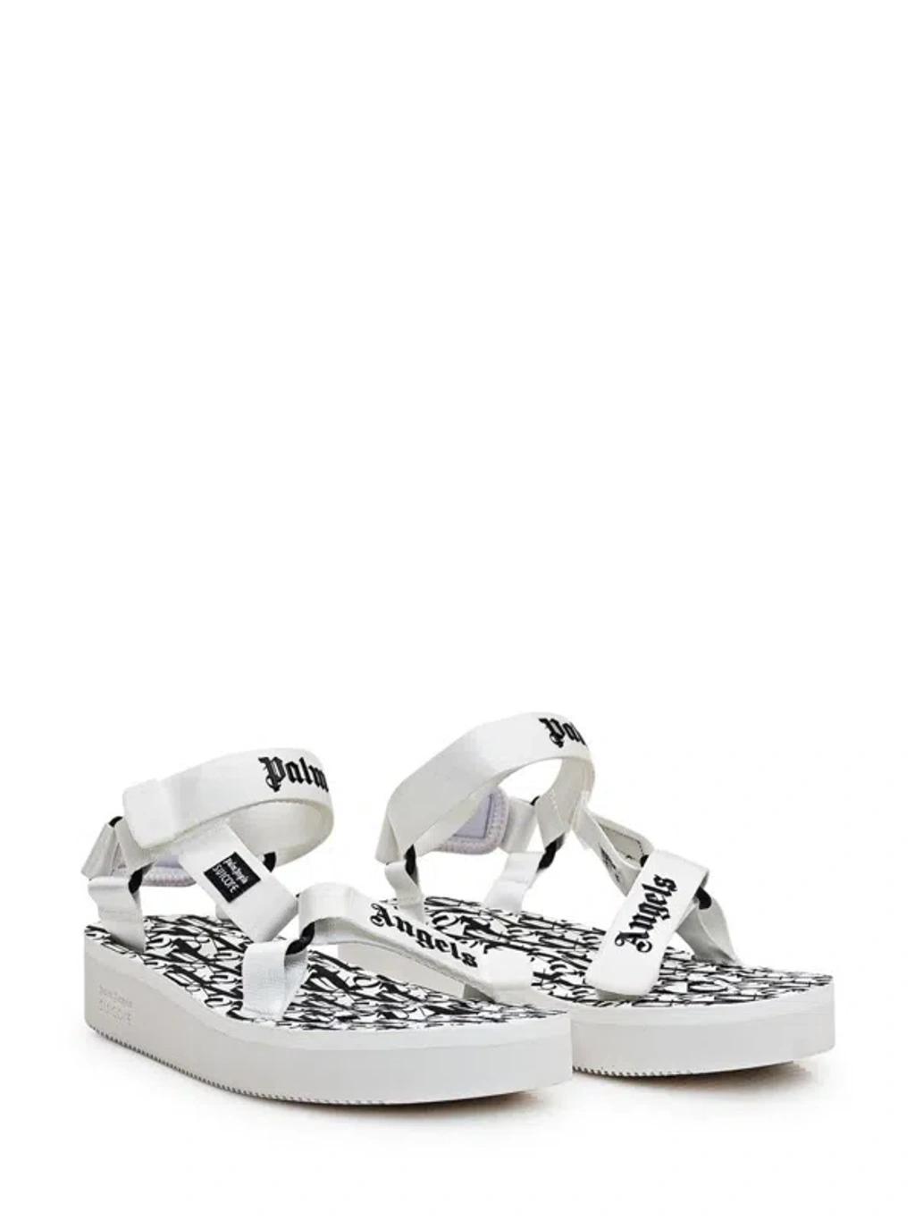 PALM ANGELS Palm X Suicoke Sandal In White Product Image