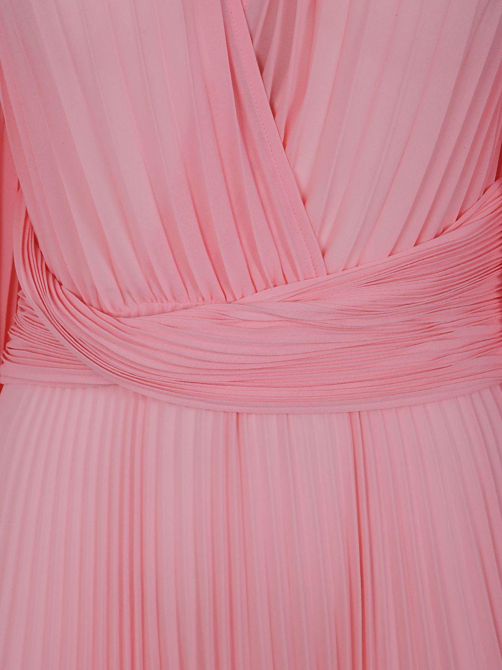 pleated georgette midi dress Product Image