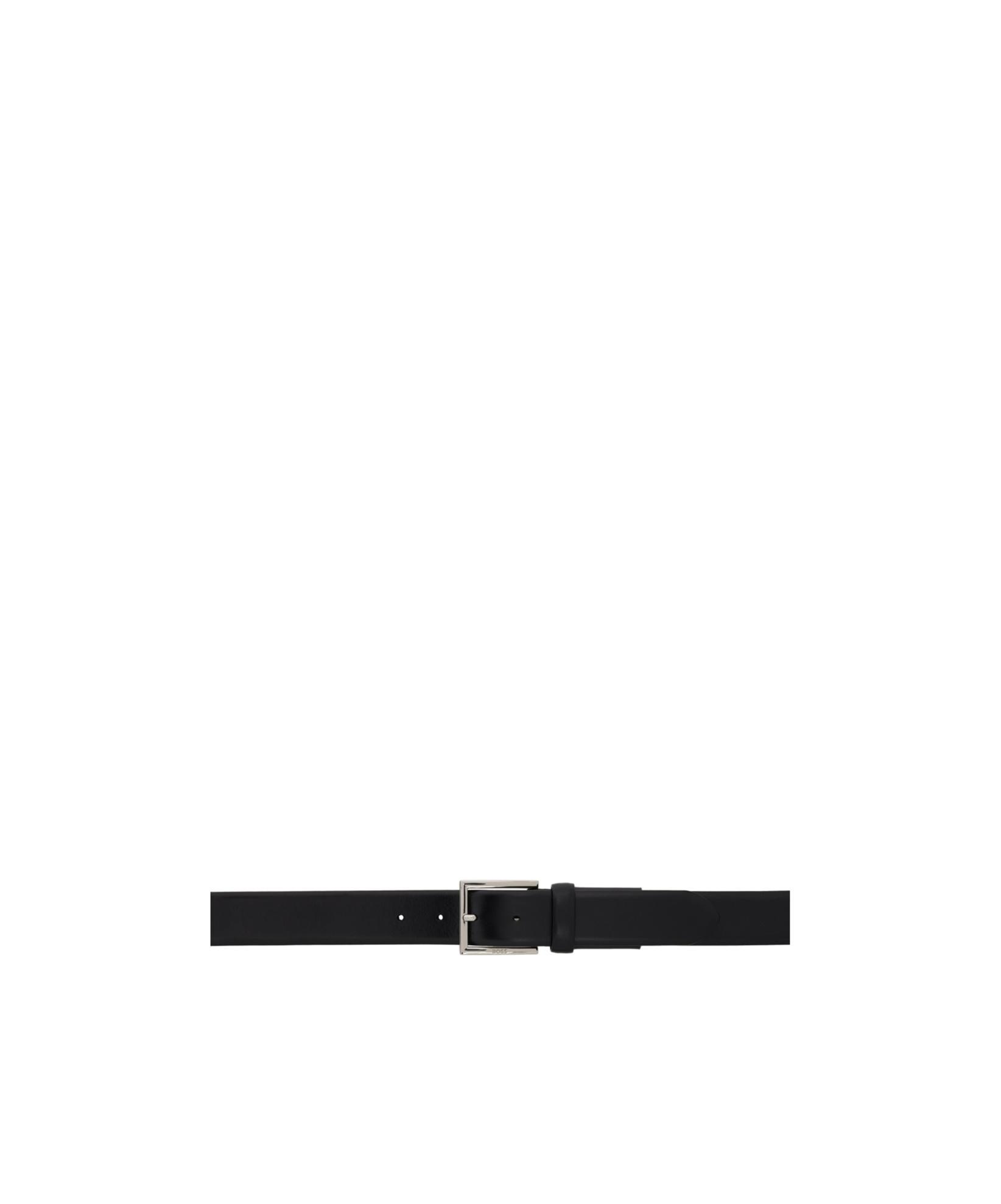 HUGO BOSS Square Logo Engraved Belt In Black Product Image