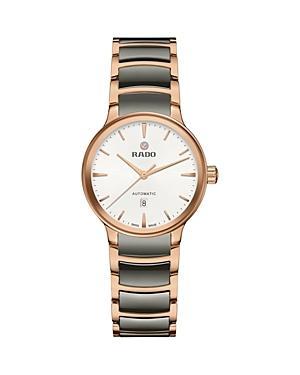 RADO Womens Centrix Automatic Diamonds Two Tone Stainless Steel Bracelet Watch Product Image