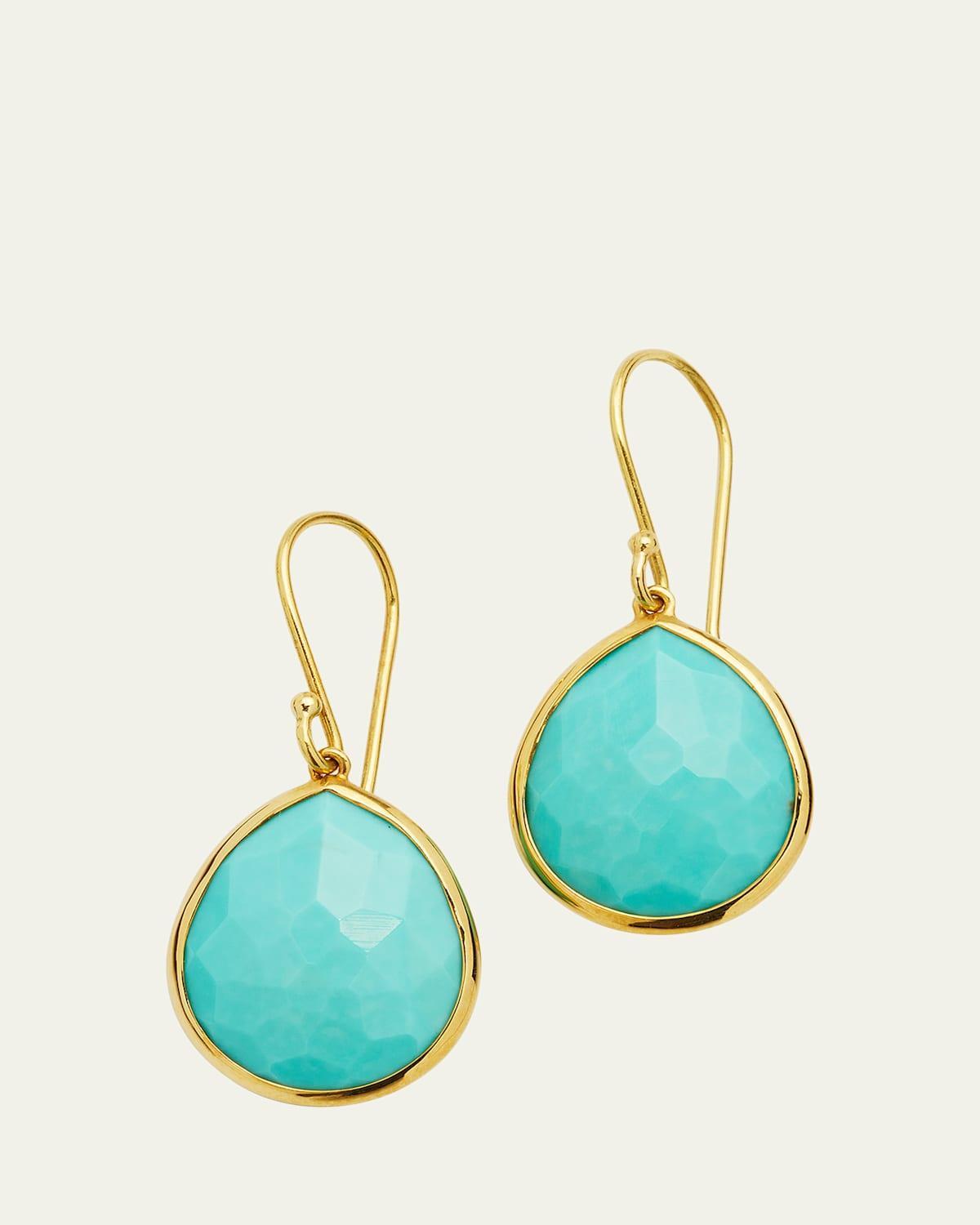 Small Teardrop Earrings in 18K Gold Product Image