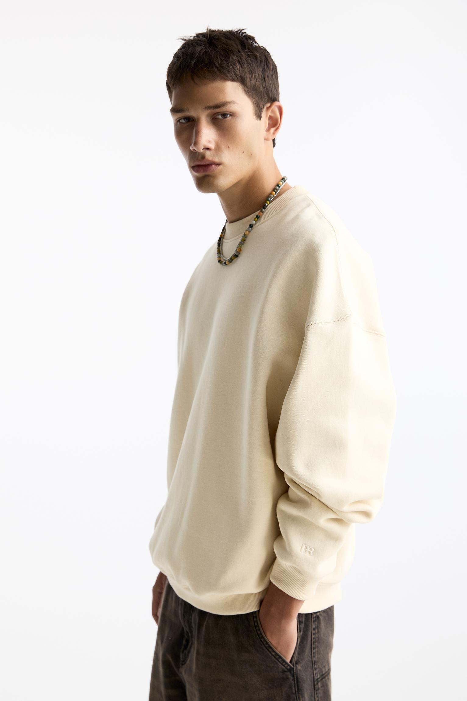 Basic boxy-fit sweatshirt Product Image