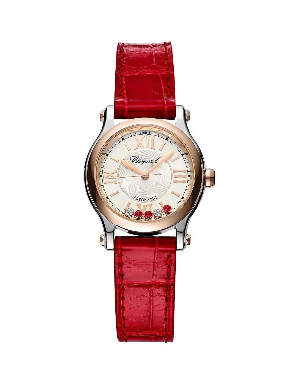 Womens Happy Sport Alligator Strap Watch Product Image