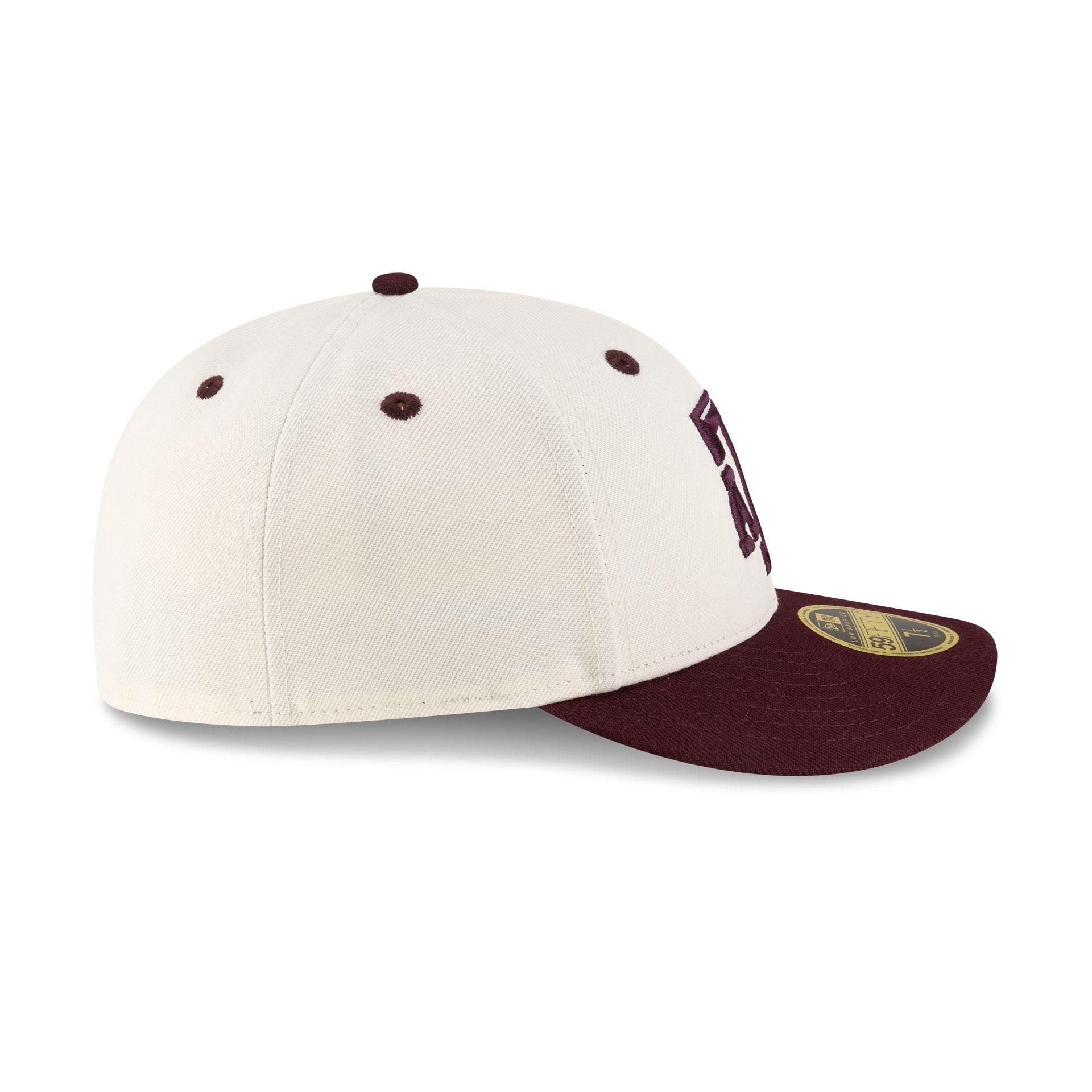 Texas A&M Aggies Chrome White Low Profile 59FIFTY Fitted Hat Male Product Image