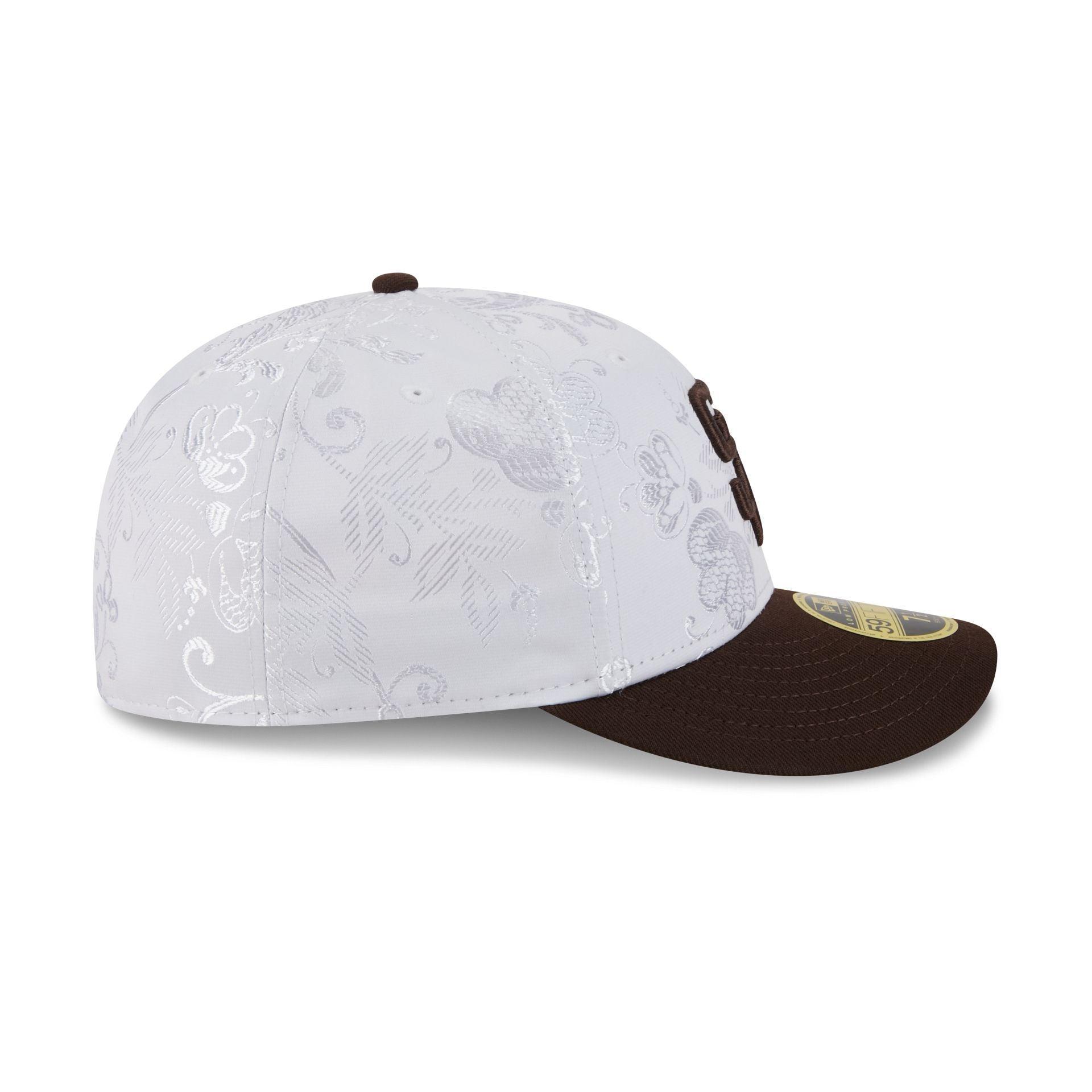 San Diego Padres Floral Shine Low Profile 59FIFTY Fitted Hat Male Product Image