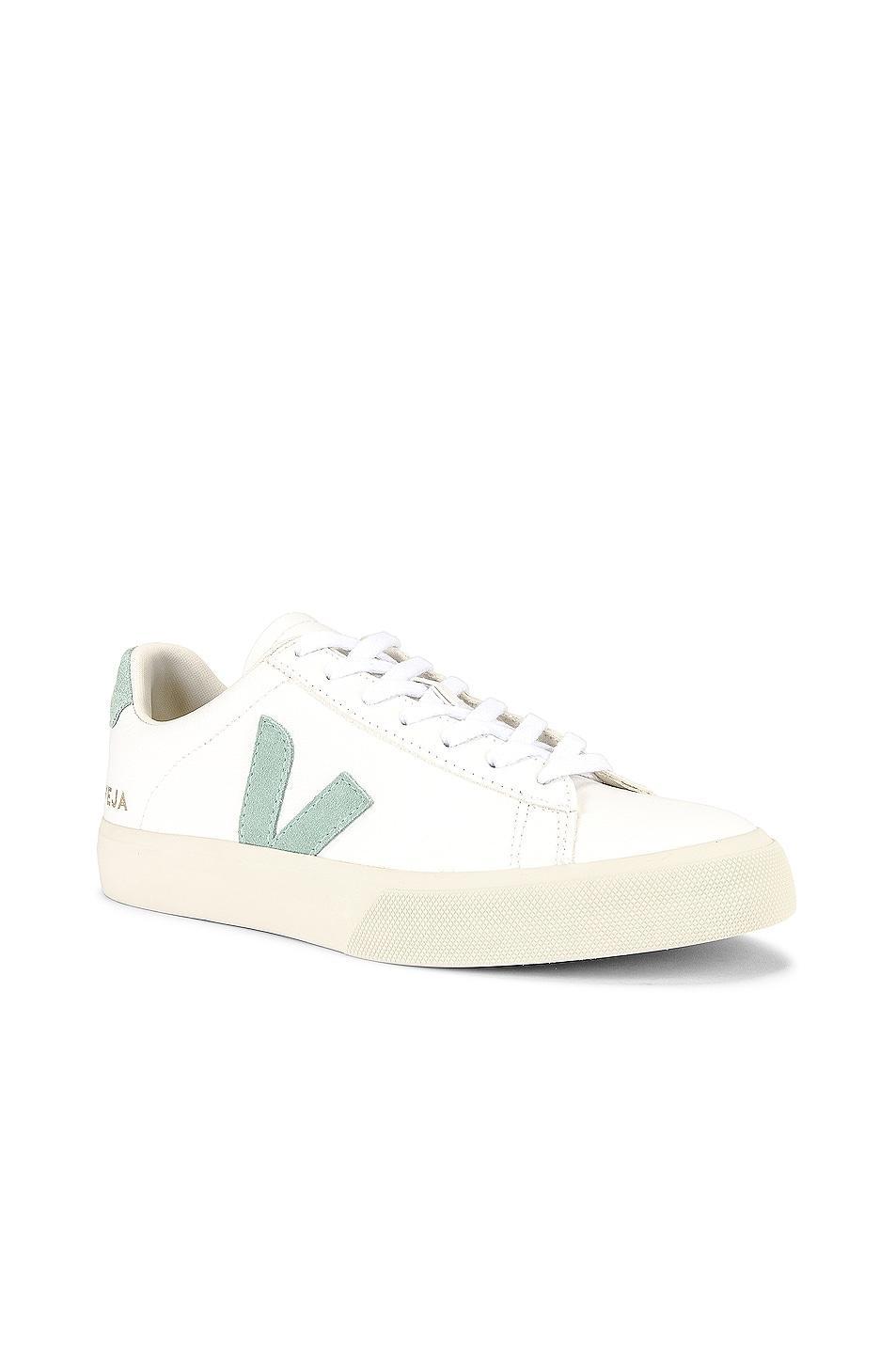 Veja Campo Sneaker in White. Size 40, 41, 43, 44, 45, 46. Product Image