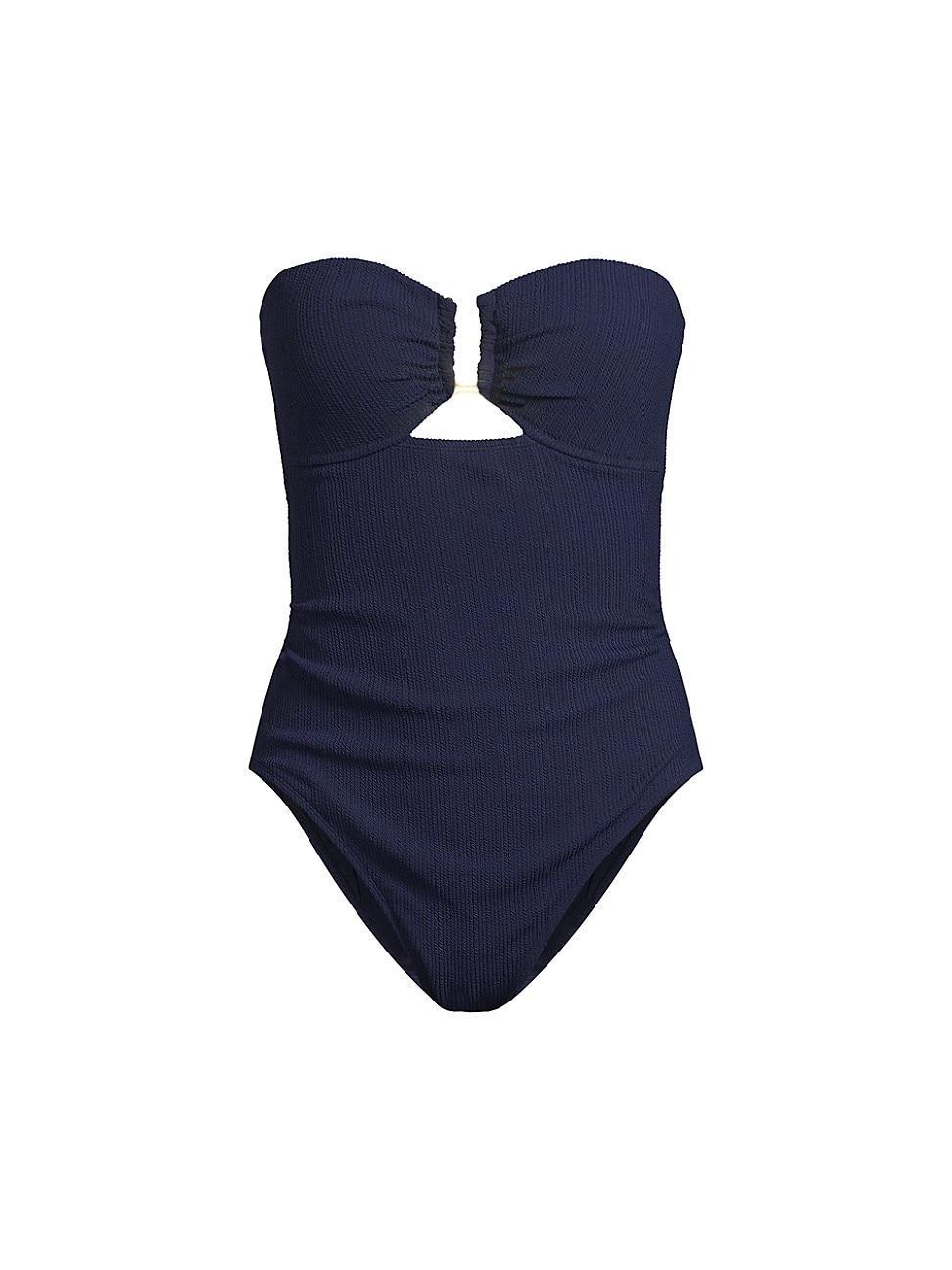 Womens Juliette Texture One-Piece Swimsuit Product Image