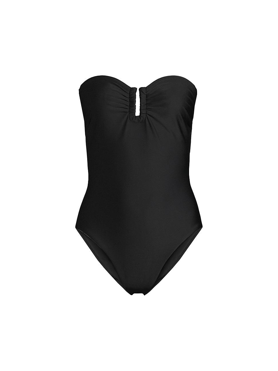 Womens Becca Strapless One-Piece Swimsuit Product Image