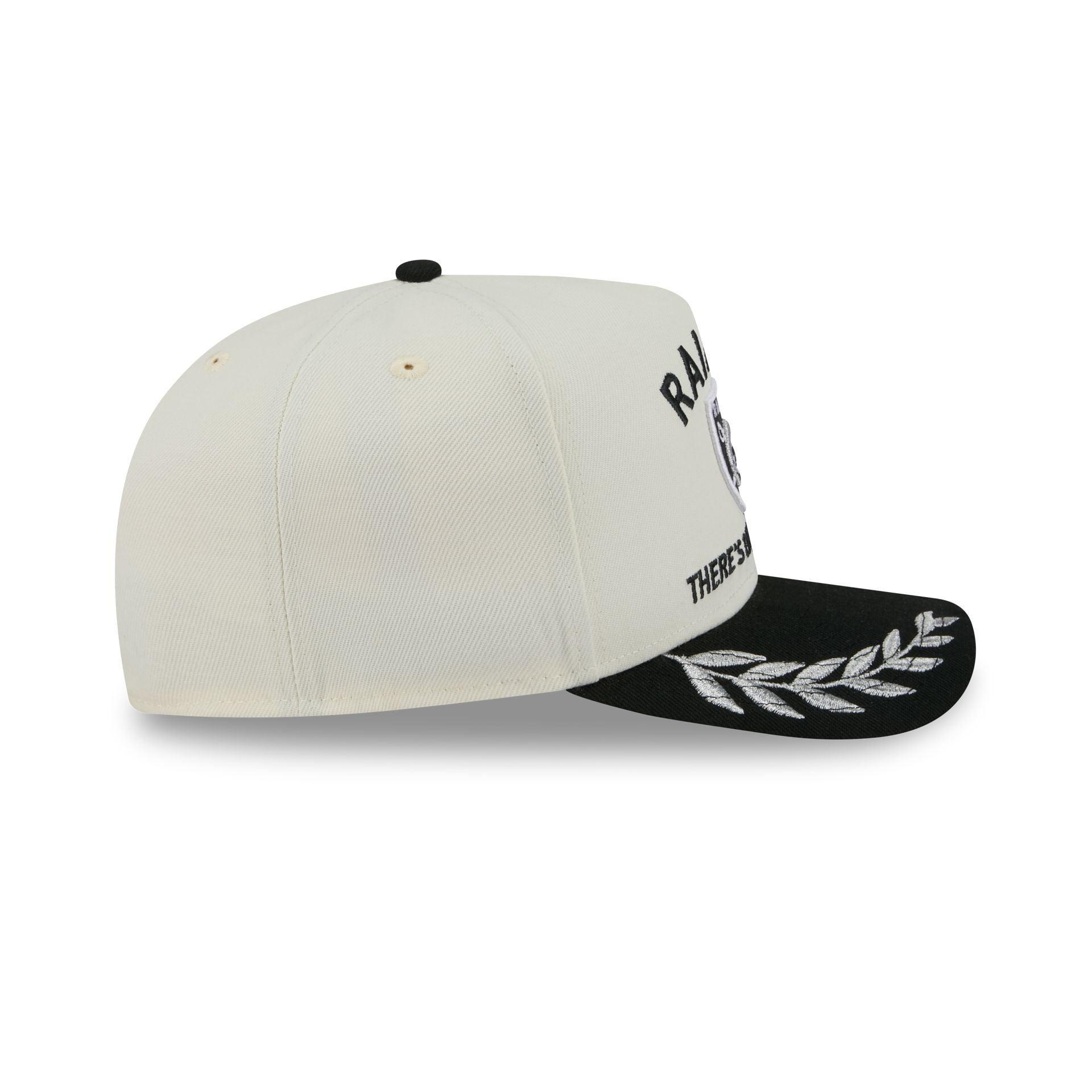 Las Vegas Raiders 2025 Draft Chrome White 59FIFTY A-Frame Fitted Hat Male Product Image