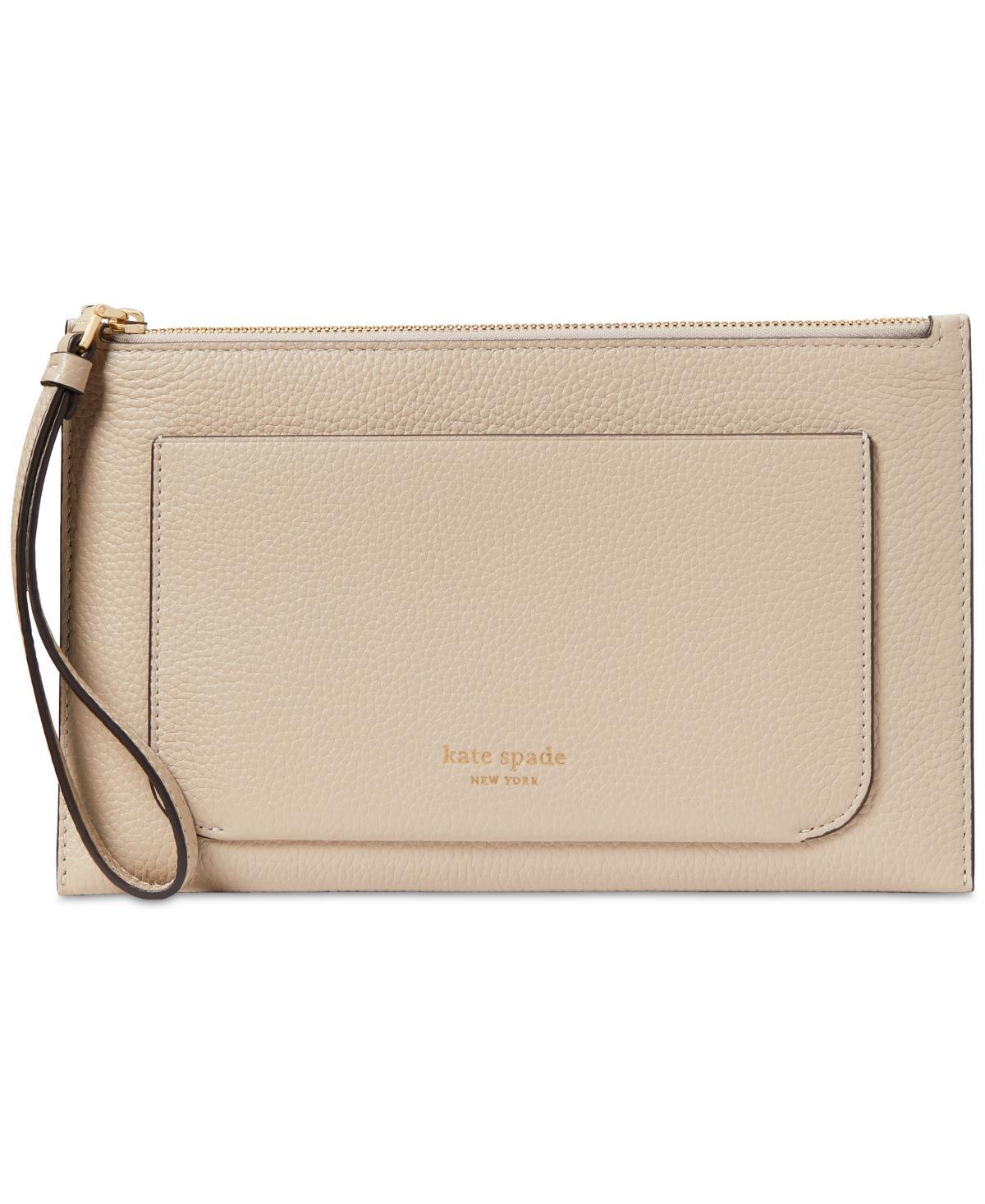 Womens Ava Pebbled Leather Wristlet Product Image