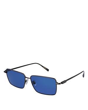 Men's Gancini Evolution Metal Rectangle Sunglasses Product Image