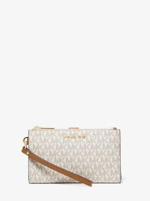 Michael Kors Signature Logo Jet Set Double Zip Wristlet Product Image