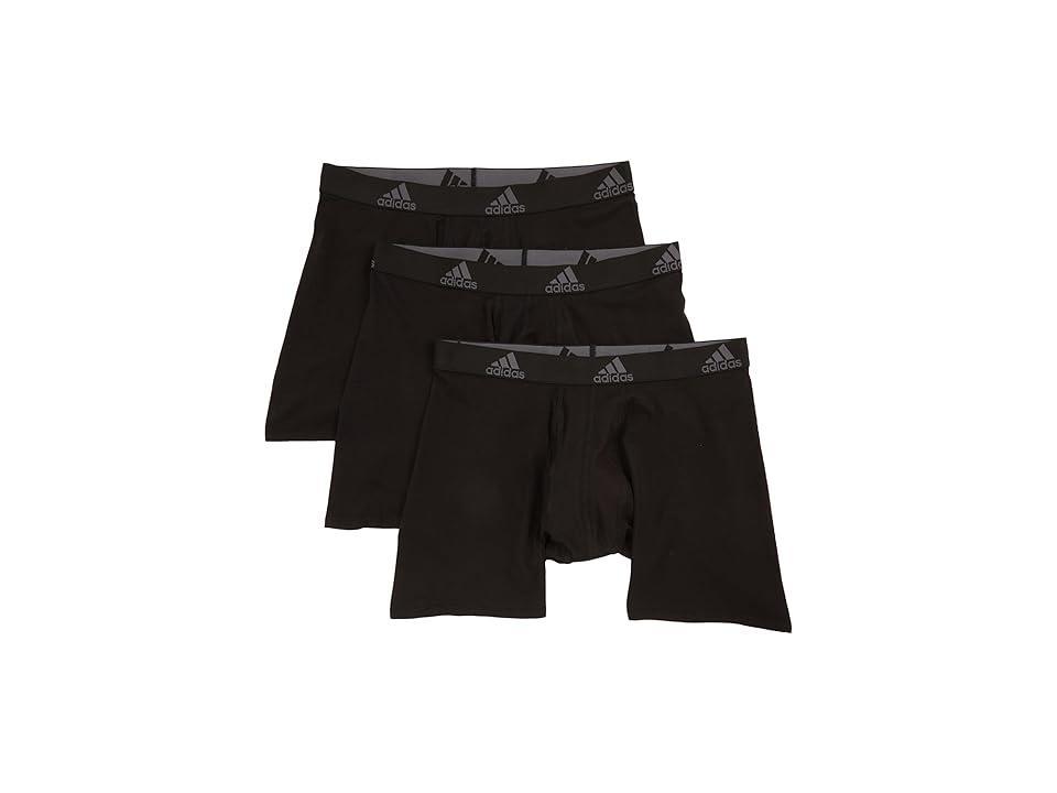 adidas Performance Mesh Graphic Boxer Briefs 3-Pack Black XL Mens Product Image