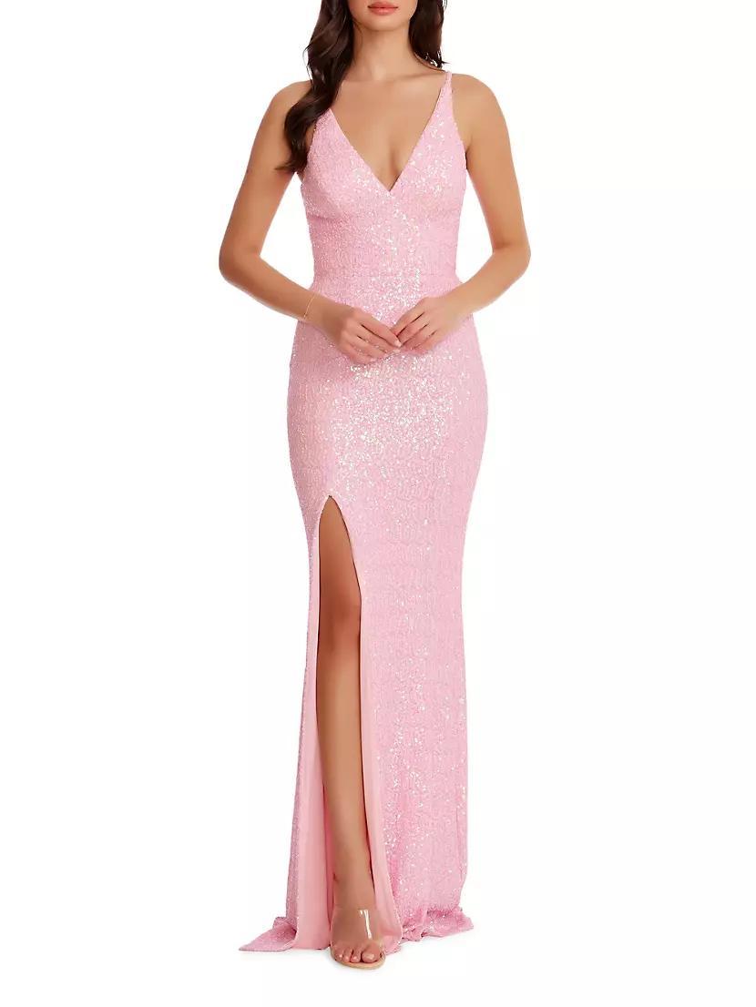 Iris Sleeveless Mermaid Gown Product Image