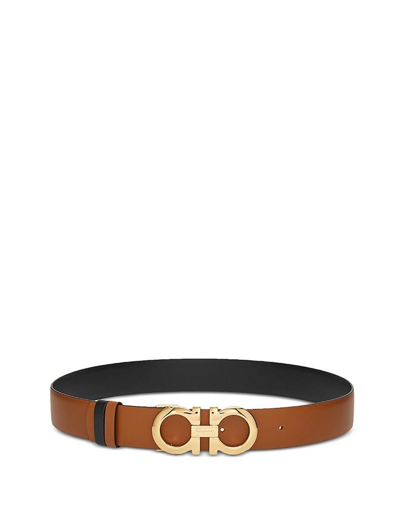 Salvatore Ferragamo Womens Gancini Reversible Leather Belt Product Image