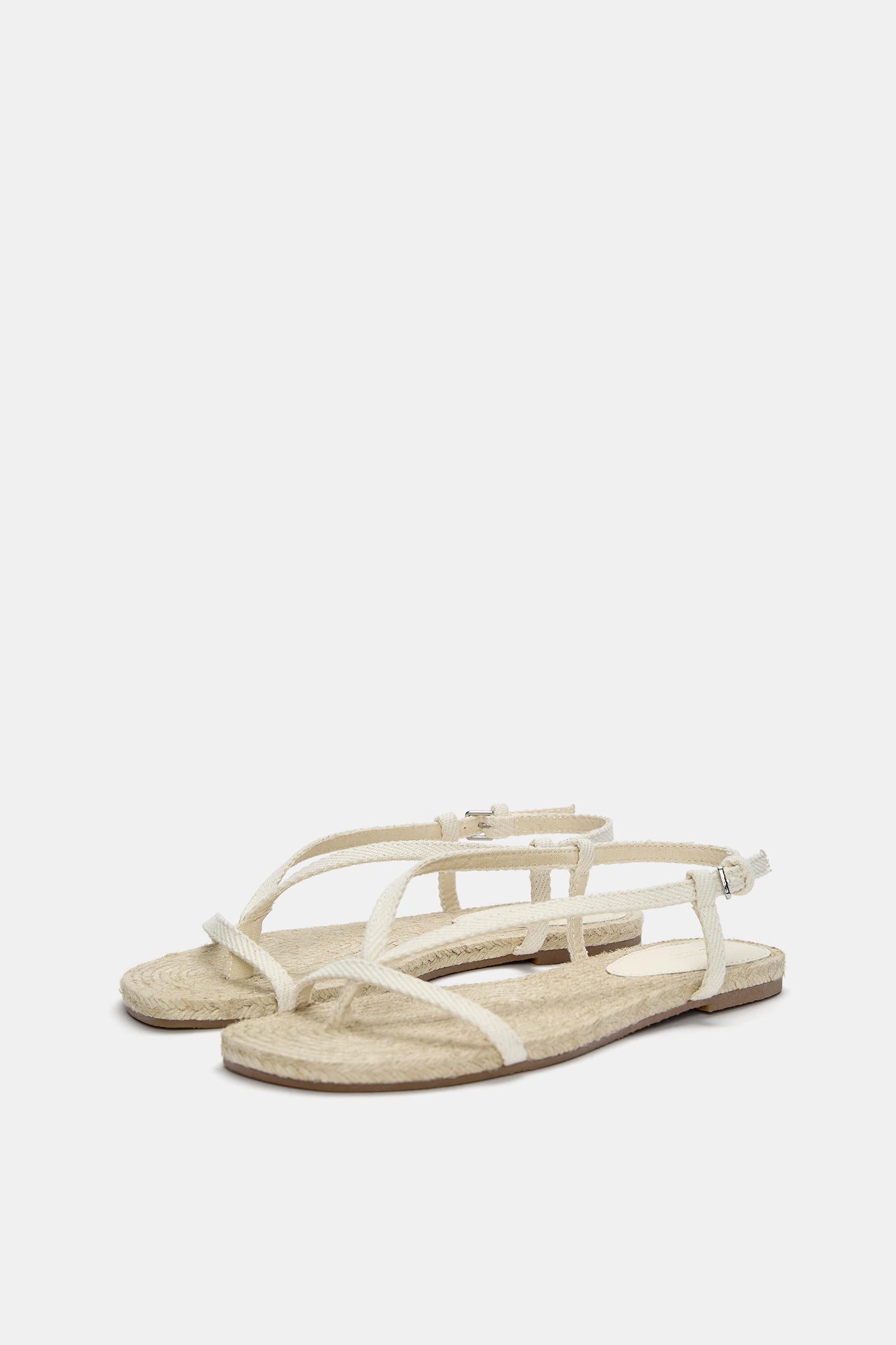 Jute flat sandals Product Image