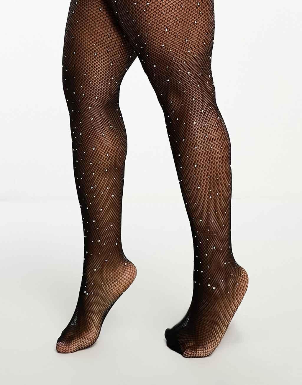 Glamorous Curve 40 denier embellished tights Product Image