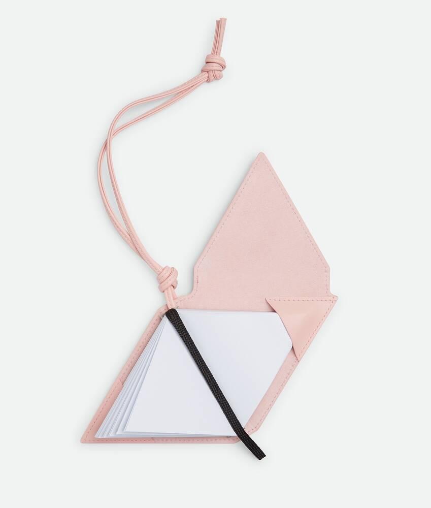 Mini Notebook Charm On Strap in Rose Product Image