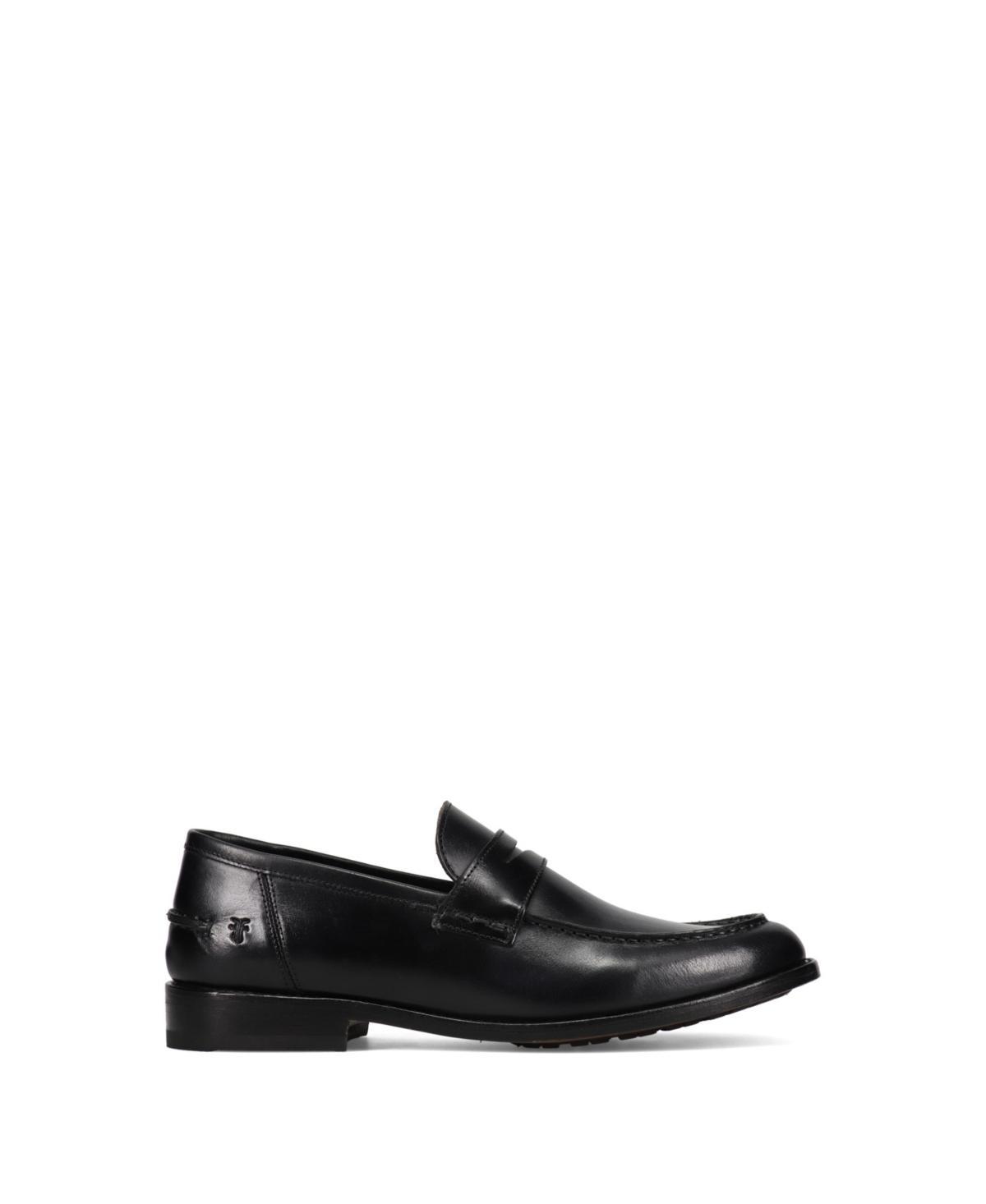 FRYE Men's Tyler Leather Penny Loafers In Black Product Image