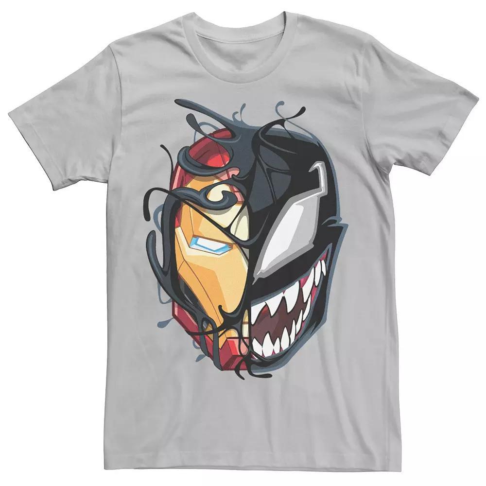 Men's Marvel Iron Man Venom Split Face Tee,  Product Image