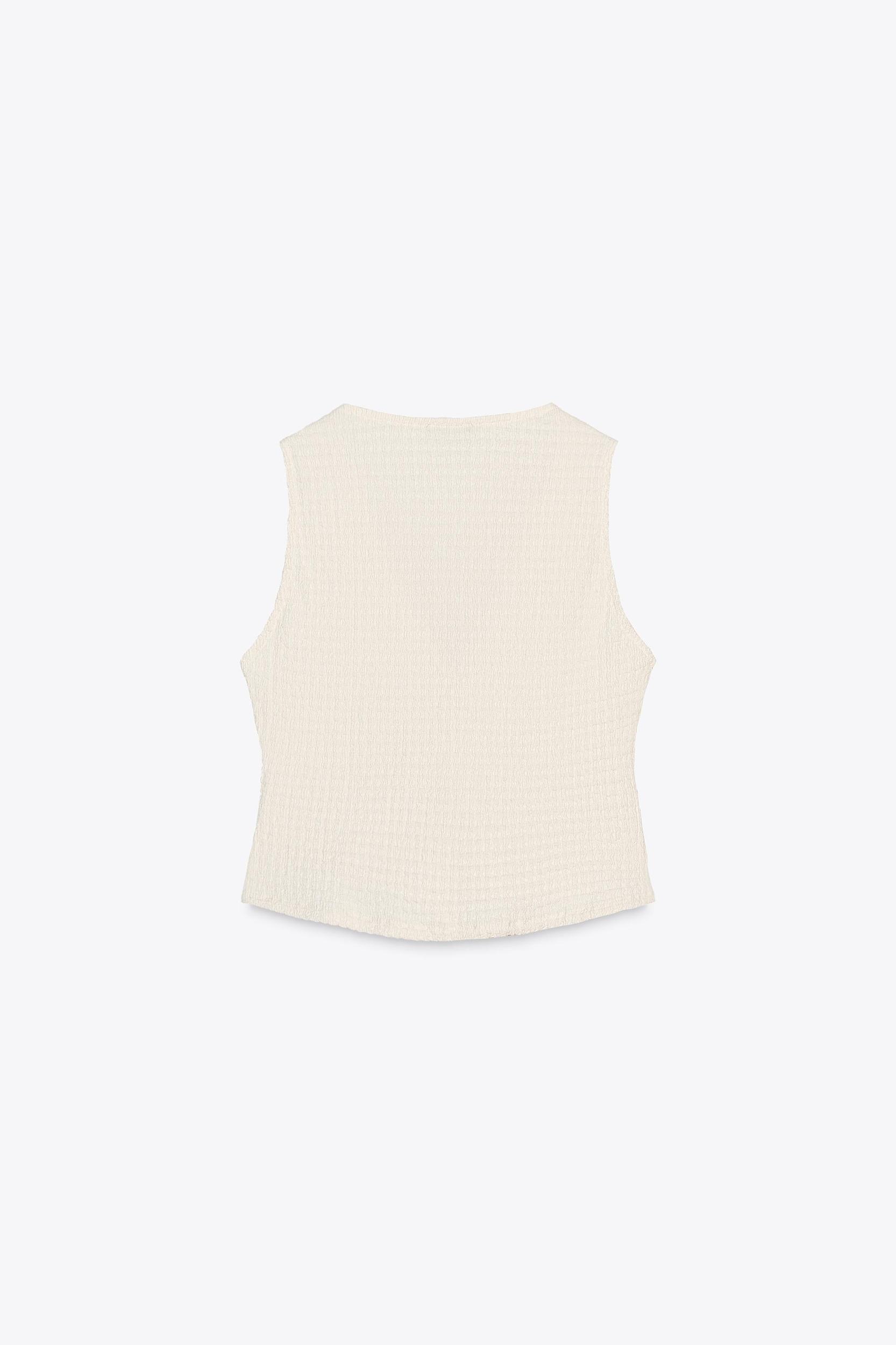 STRUCTURED VEST TOP Product Image