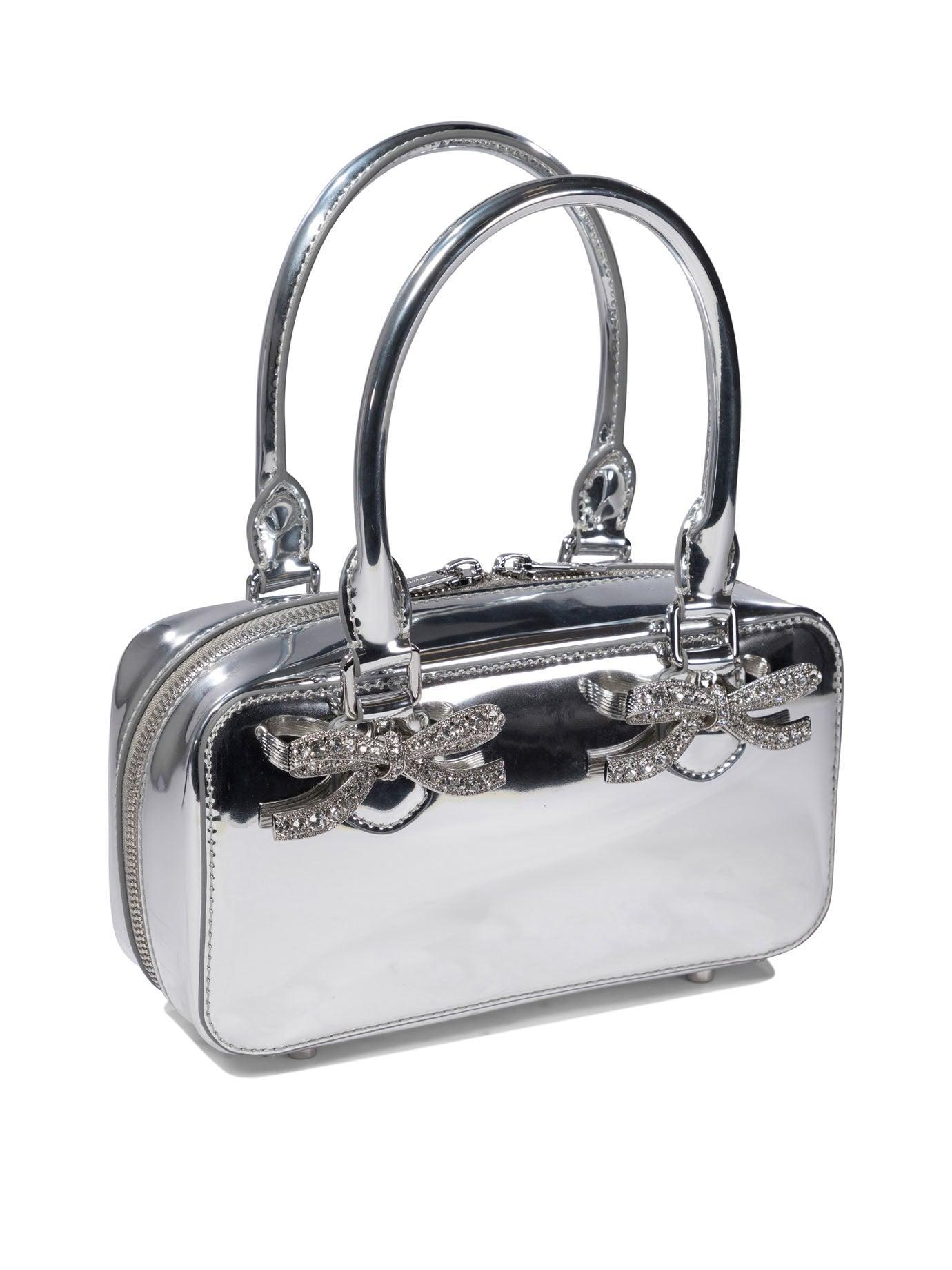 SELF-PORTRAIT Handbags Silver Product Image