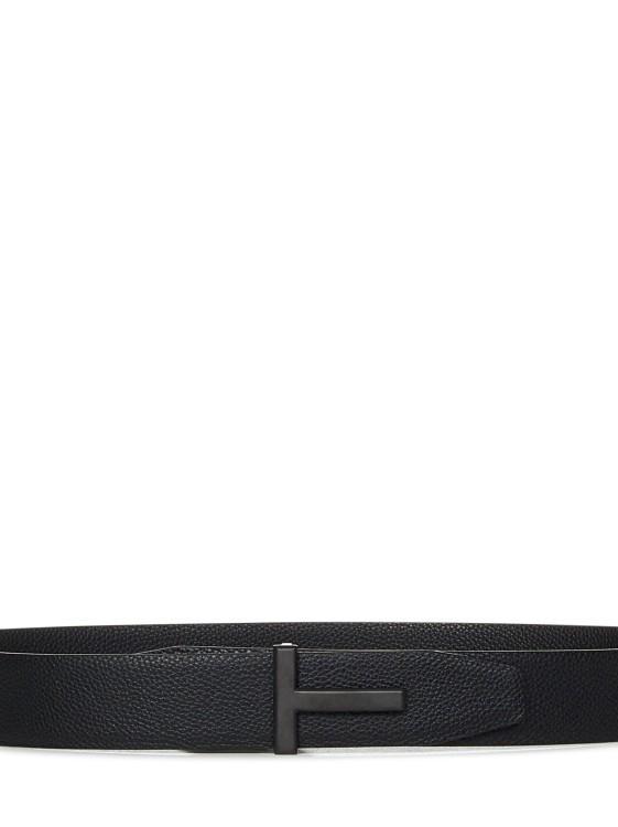 TOM FORD Reversible Black Leather Belt Product Image