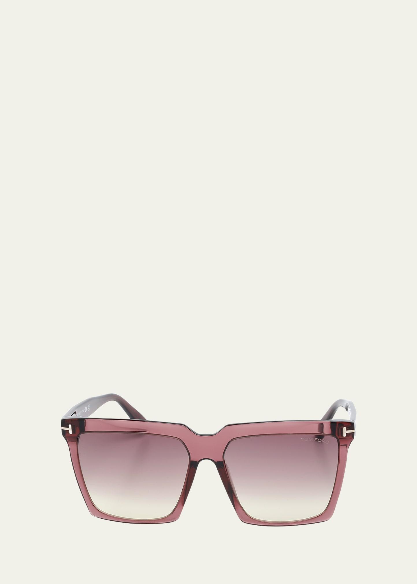 Gradient Acetate Square Sunglasses Product Image