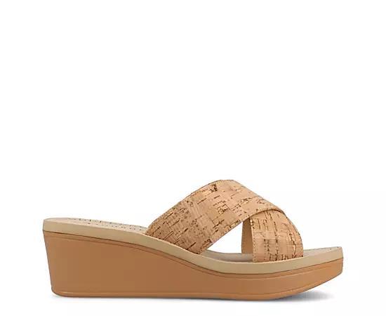 Journee Collection Womens Biara Wedge Sandal Product Image