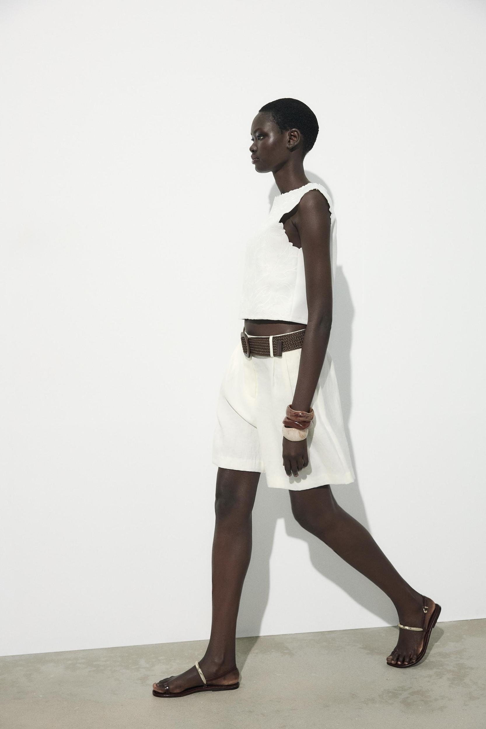 EMBROIDERED INTERLOCK TOP Product Image