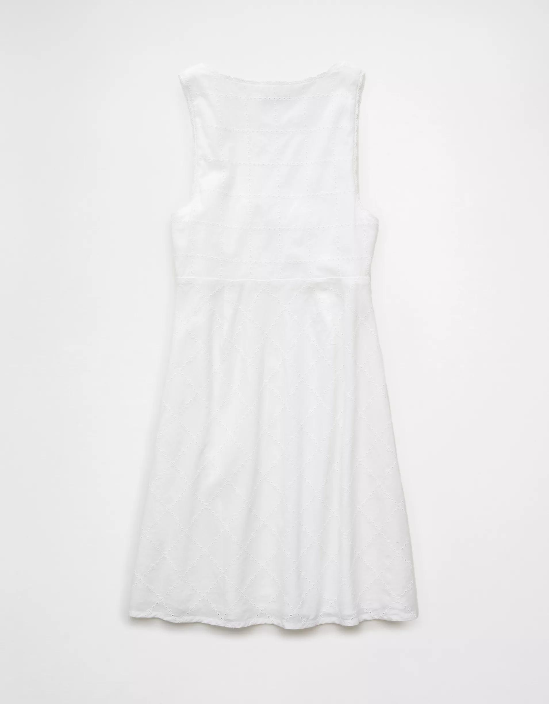 AE Tie Front Mini Slip Dress Product Image