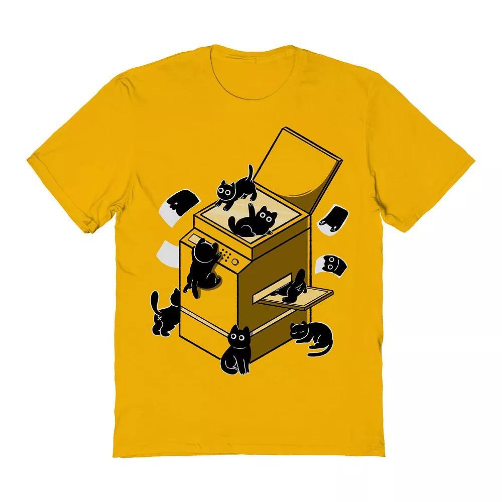 Men's COLAB89 by Threadless Copycat Machine Graphic Tee, Size: Large, Gold Product Image