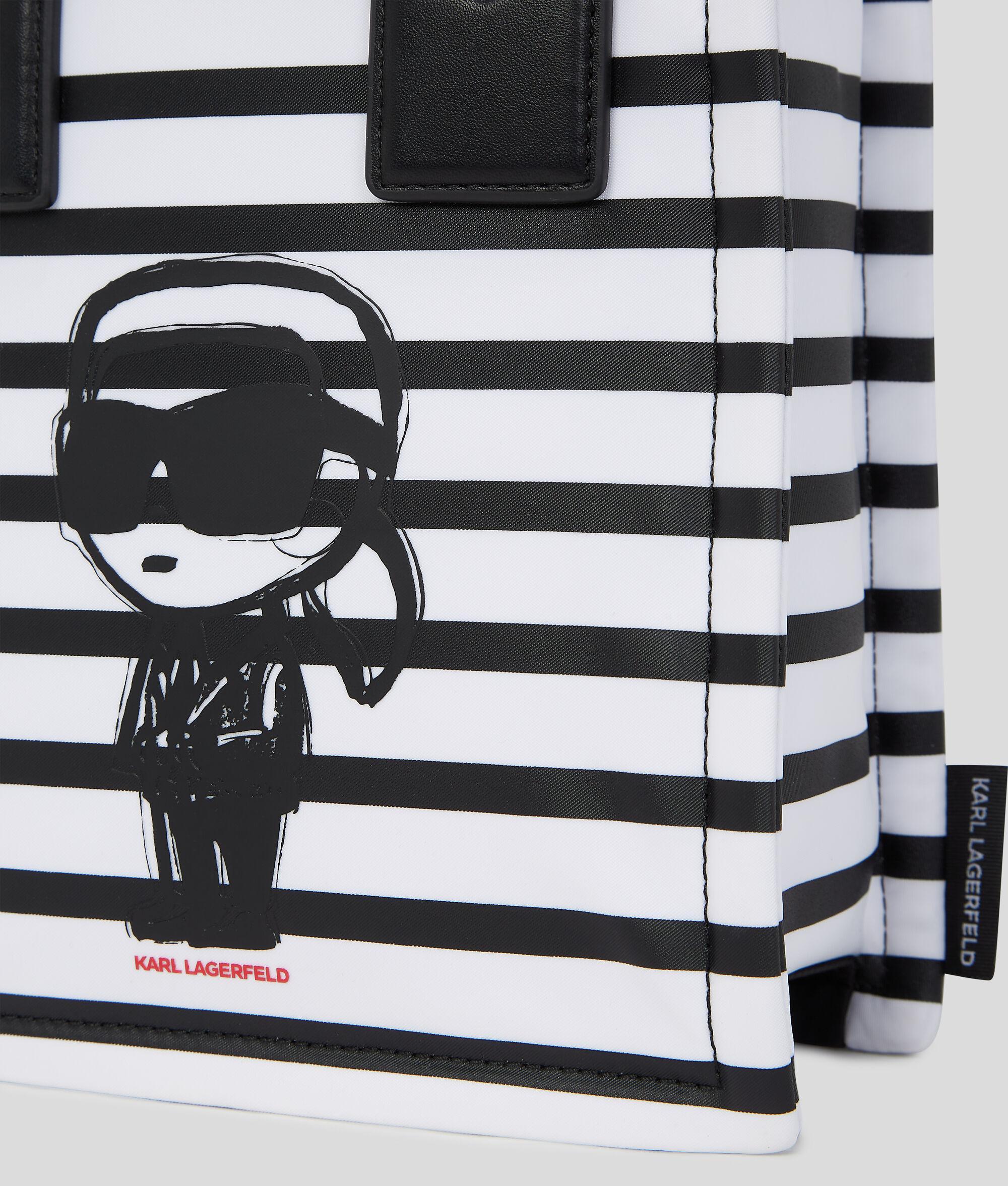 IKON STRIPED SMALL TOTE BAG Product Image